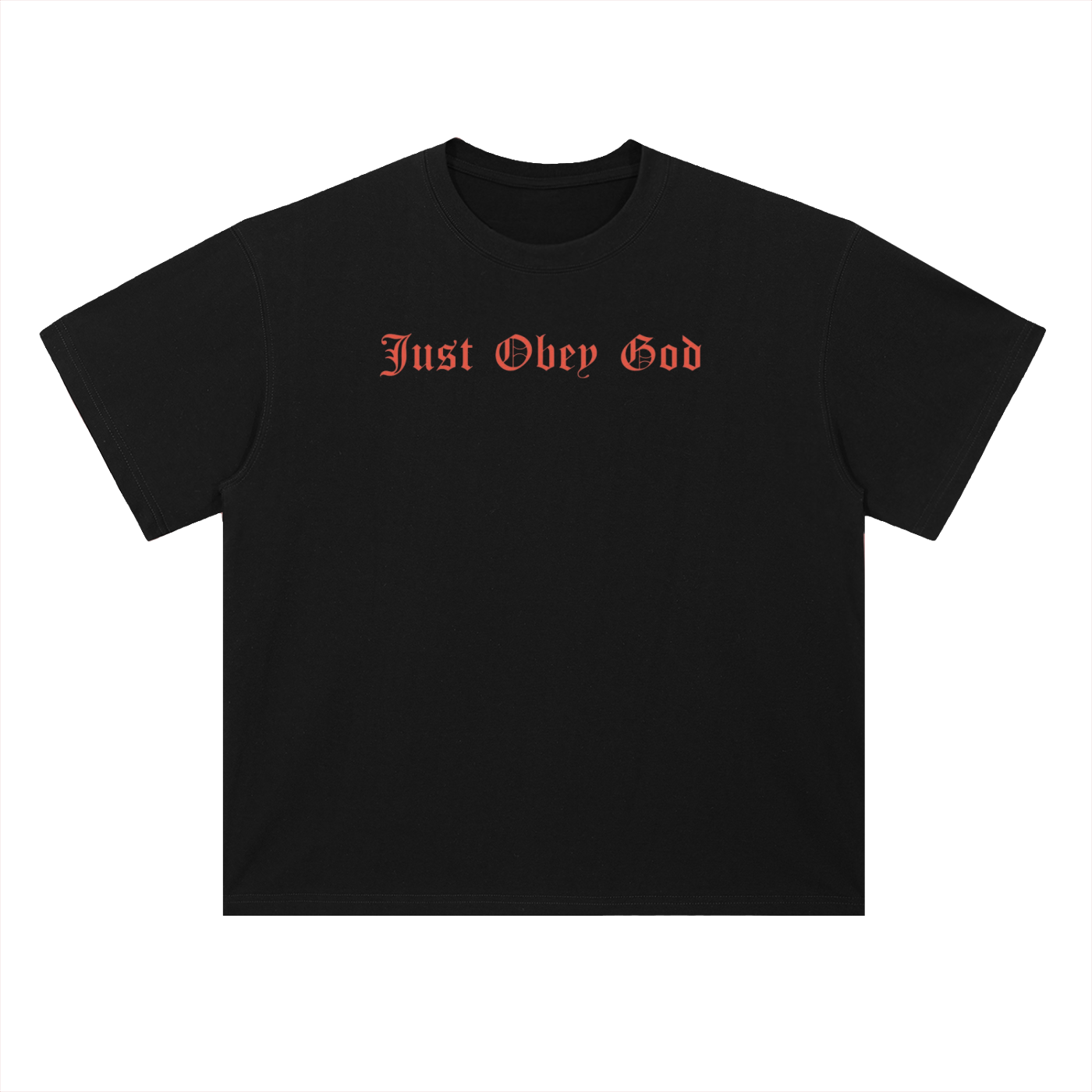 Heavyweight Drop Shoulder Cotton T-Shirt