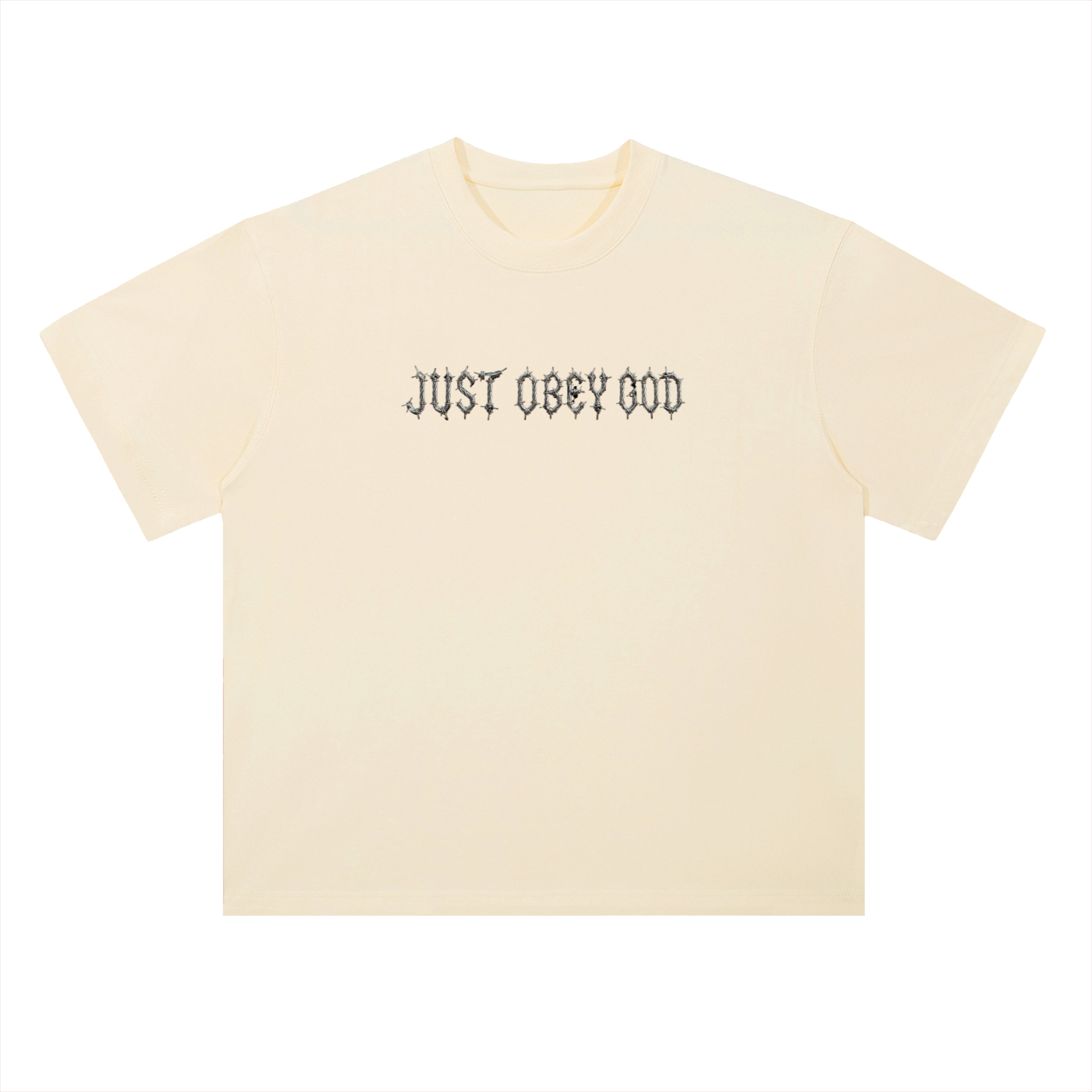 Heavyweight Drop Shoulder Cotton T-Shirt