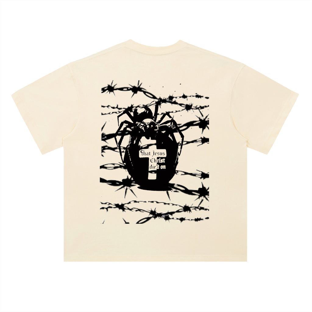 Heavyweight Drop Shoulder Cotton T-Shirt