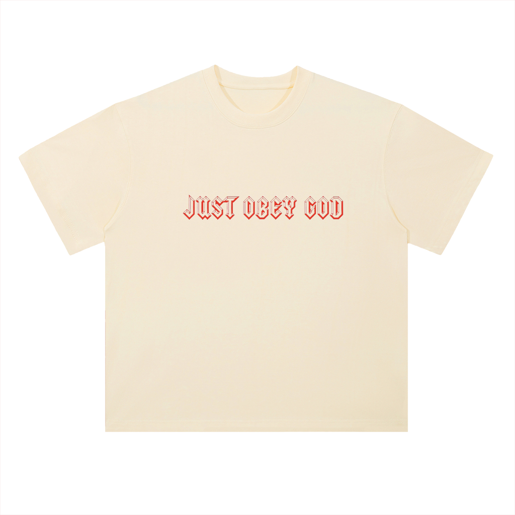 Heavyweight Drop Shoulder Cotton T-Shirt