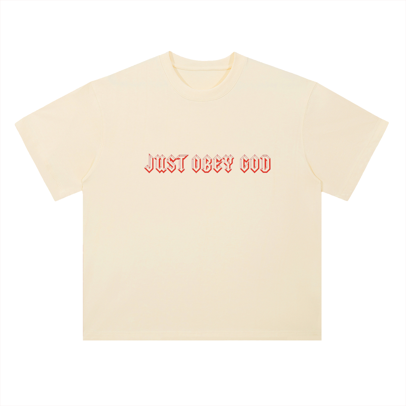 Heavyweight Drop Shoulder Cotton T-Shirt