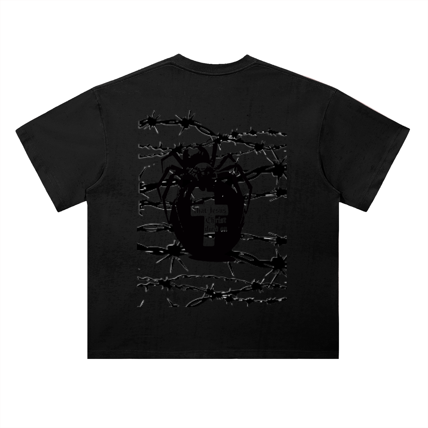 Heavyweight Drop Shoulder Cotton T-Shirt